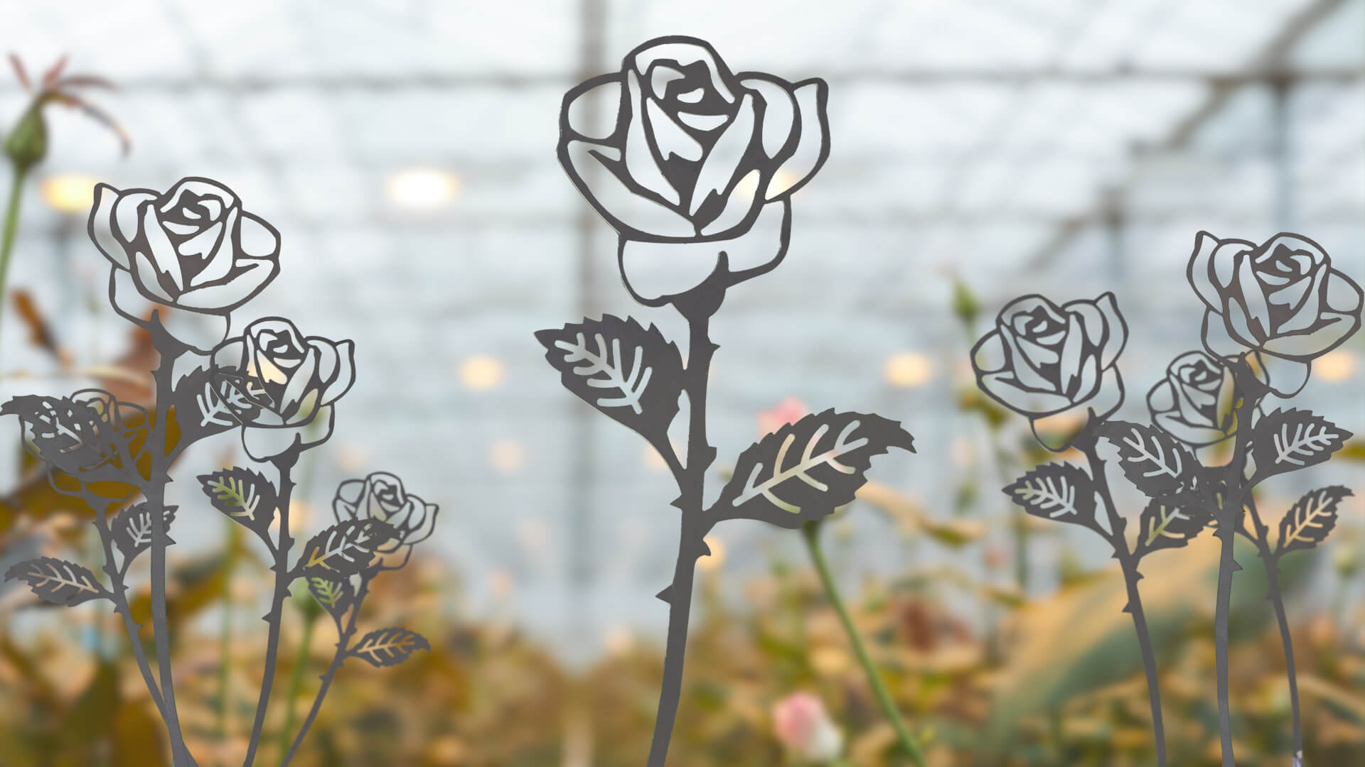 Rose aus Stahl